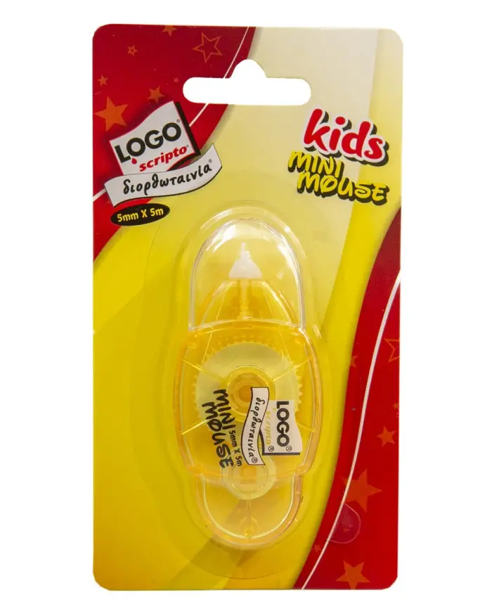 LOGO SCRIPTO διορθωταινία MINI MOUSE 5x5