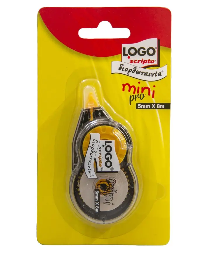LOGO SCRIPTO διορθωταινία ΜΙΝΙ PRO 5x8