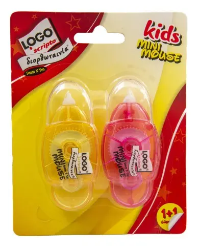 LOGO SCRIPTO MINI MOUSE 5x5  1+1 ΔΩΡΟ LOGO SCRIPTO MINI MOUSE 5x5  1+1 ΔΩΡΟ